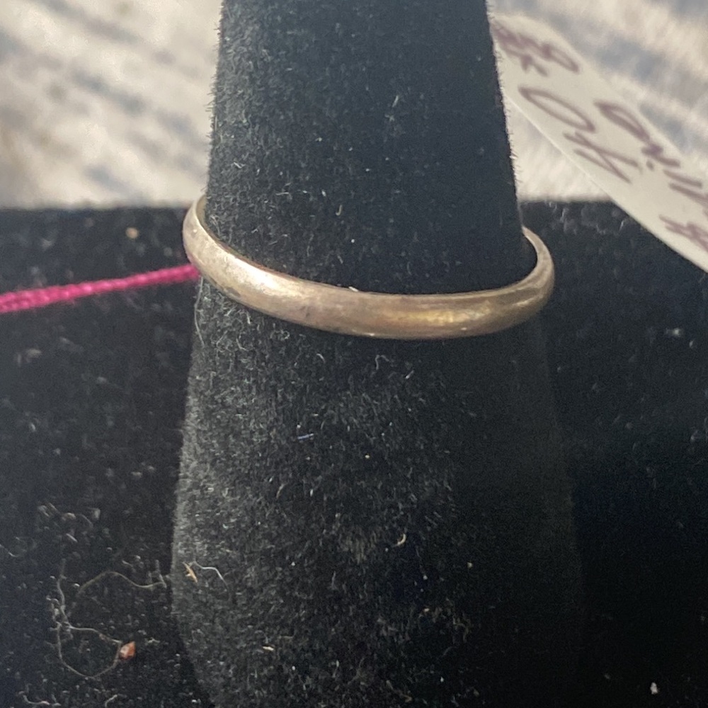 Silver moonstone ring - Picture 2 of 2